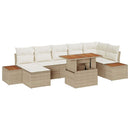 Have Spisebordssæt med pude 8 pcs Beige og creme
