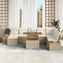 Have Spisebordssæt med pude 9 pcs Beige og creme