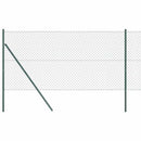 Kædetrådsgitter Grundfiks 10 x 1 m PVC-belagt stål Grøn Mesh