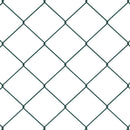 Kædetrådsgitter Grundfiks 10 x 0,4 m PVC-belagt stål Grøn Mesh
