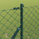 Kædetrådsgitter Grundfiks 10 x 1,5 m PVC-belagt stål Grøn Mesh