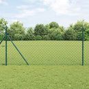 Kædetrådsgitter Grundfiks 25 x 1,2 m PVC-belagt stål Grøn Mesh