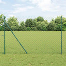Kædetrådsgitter Grundfiks 1,5 x 25 m PVC-belagt stål Grøn Mesh