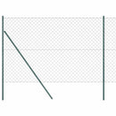 Kædetrådsgitter Grundfiks 25 x 1,6 m PVC-belagt stål Grøn Mesh