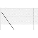 Kædetrådsgitter Grundfiks 10 x 1 m PVC-belagt stål Grå Mesh