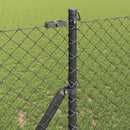 Kædetrådsgitter Grundfiks 10 x 1,4 m PVC-belagt stål Grå Mesh