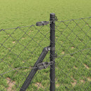 Kædetrådsgitter Grundfiks 10 x 0,8 m PVC-belagt stål Grå Mesh