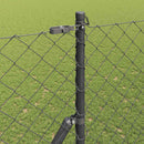 Kædetrådsgitter Grundfiks 10 x 1,6 m PVC-belagt stål Grå Mesh