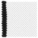 Kædetrådsgitter Grundfiks 10 x 1,6 m PVC-belagt stål Grå Mesh