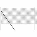 Kædetrådsgitter Grundfiks 25 x 1,2 m PVC-belagt stål Grå Mesh