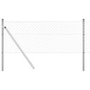Kædetrådsgitter Grundfiks 25 x 0,6 m Galvaniseret stål Sølv