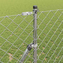 Kædetrådsgitter Grundfiks 25 x 1 m Galvaniseret stål Sølv Mesh