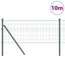 Eurohegn Ground Fix 10 x 0,8 m PVC-belagt stål Grøn Mesh