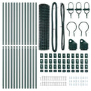 Eurohegn Ground Fix 25 x 1 m PVC-belagt stål Grøn Mesh