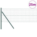 Eurohegn Ground Fix 25 x 0,6 m PVC-belagt stål Grøn Mesh