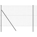 Eurohegn Ground Fix 10 x 1,6 m PVC-belagt stål Grå Mesh
