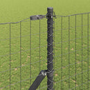 Eurohegn Ground Fix 10 x 1,6 m PVC-belagt stål Grå Mesh