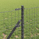 Eurohegn Ground Fix 10 x 0,8 m PVC-belagt stål Grå Mesh