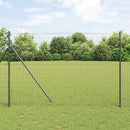 Eurohegn Ground Fix 10 x 1,6 m PVC-belagt stål Grå Mesh