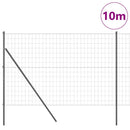 Eurohegn Ground Fix 10 x 1,5 m PVC-belagt stål Grå Mesh