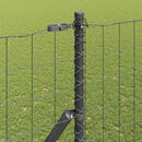 Eurohegn Ground Fix 10 x 1,6 m PVC-belagt stål Grå Mesh