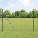 Eurohegn Ground Fix 10 x 1,5 m PVC-belagt stål Grå Mesh