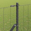Eurohegn Ground Fix 10 x 1,6 m PVC-belagt stål Grå Mesh