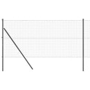 Eurohegn Ground Fix 25 x 1,2 m PVC-belagt stål Grå Mesh