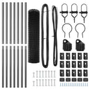 Eurohegn Ground Fix 25 x 1,2 m PVC-belagt stål Grå Mesh