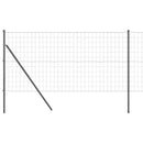 Eurohegn Ground Fix 25 x 1 m PVC-belagt stål Grå Mesh