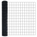 Eurohegn Ground Fix 25 x 1 m PVC-belagt stål Grå Mesh