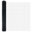 Eurohegn Ground Fix 10 x 1,5 m PVC-belagt stål Grå Mesh