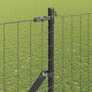 Eurohegn Ground Fix 10 x 1,6 m PVC-belagt stål Grå Mesh