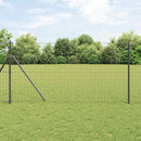 Eurohegn Ground Fix 25 x 1,2 m PVC-belagt stål Grå Mesh