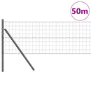 Eurohegn Ground Fix 50 x 0,6 m PVC-belagt stål Grå Mesh