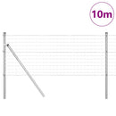 Eurohegn Ground Fix 10 x 0,4 m Galvaniseret stål Sølv Mesh