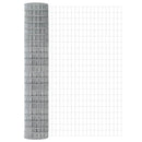Udendørs Euro Zaun Ground Fix 10 x 1,5 m Galvaniseret stål Sølv