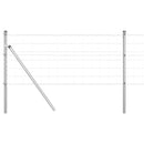 Udendørs Euro Zaun Ground Fix 10 x 0,8 m Galvaniseret stål Sølv