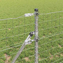 Udendørs Euro Zaun Ground Fix 25 x 0,8 m Galvaniseret stål Sølv