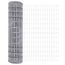 Udendørs Euro Zaun Ground Fix 25 x 1,2 m Galvaniseret stål Sølv