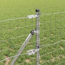 Udendørs Euro Zaun Ground Fix 25 x 0,6 m Galvaniseret stål Sølv