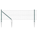 Euro Hegn med Spidser 10 x 0,8 m PVC-belagt stål Grøn Mesh