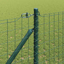 Euro Hegn med Spidser 10 x 1 m PVC-belagt stål Grøn Mesh