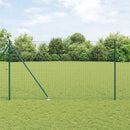 Euro Hegn med Spidser 10 x 1,5 m PVC-belagt stål Grøn Mesh