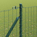 Euro Hegn med Spidser 10 x 1,6 m PVC-belagt stål Grøn Mesh