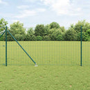 Euro Hegn med Spidser 10 x 1 m PVC-belagt stål Grøn Mesh