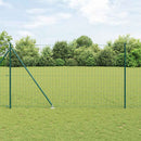 Euro Hegn med Spidser 10 x 1,5 m PVC-belagt stål Grøn Mesh