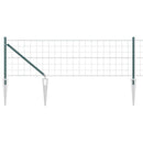 Euro Hegn med Spidser 10 x 0,8 m PVC-belagt stål Grøn Mesh