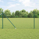 Euro Hegn med Spidser 10 x 1 m PVC-belagt stål Grøn Mesh