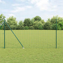 Euro Hegn med Spidser 10 x 1,5 m PVC-belagt stål Grøn Mesh